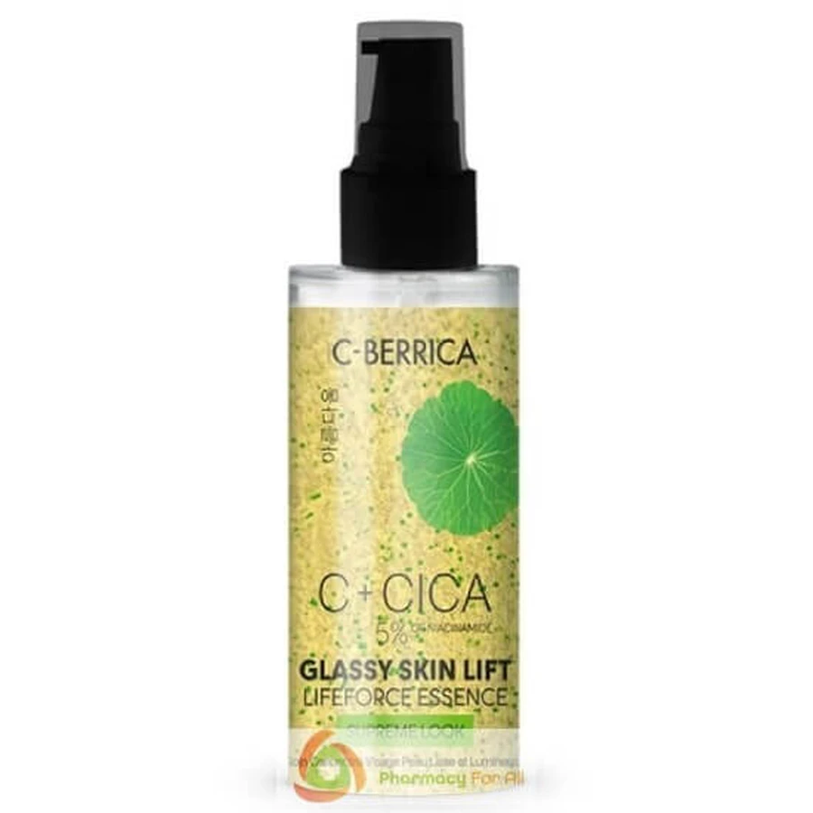 NATURA SIBERICA C+Cica C-Berrica Glassy Skin Lift Lifeforce Essence voor versteviging en een stralende huid, 50 ml