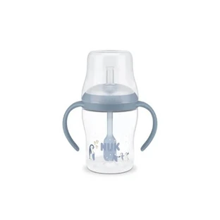 Vaso de entrenamiento NUK Perfect Match con pajita de silicona, a partir de los 8 meses, 150 ml