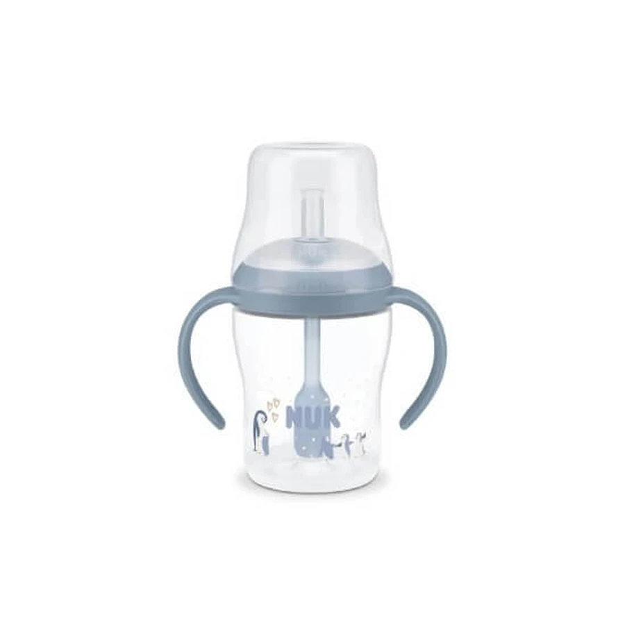Vaso de entrenamiento NUK Perfect Match con pajita de silicona, a partir de los 8 meses, 150 ml