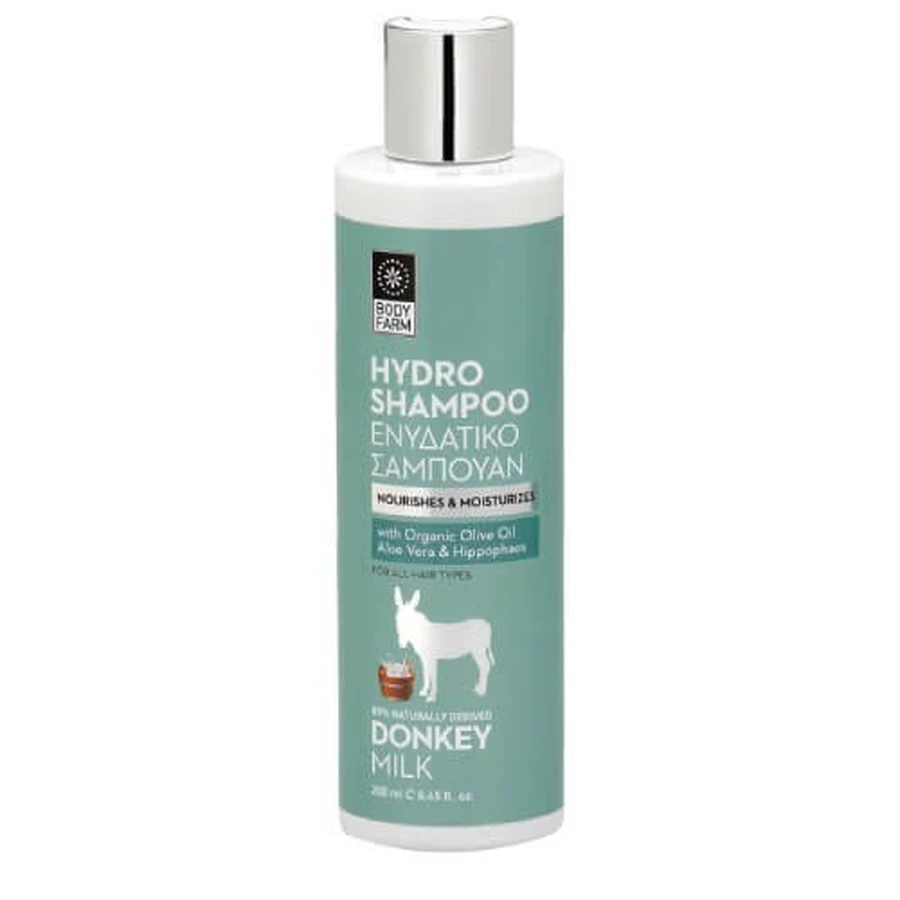 BODYFARM Hydraterende shampoo met ezelinnenmelk 250 ml