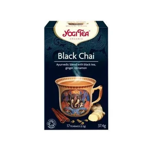 YOGI TEA Té negro ecológico para la vitalidad y la energía, 17 bolsitas de té, 30,6 g