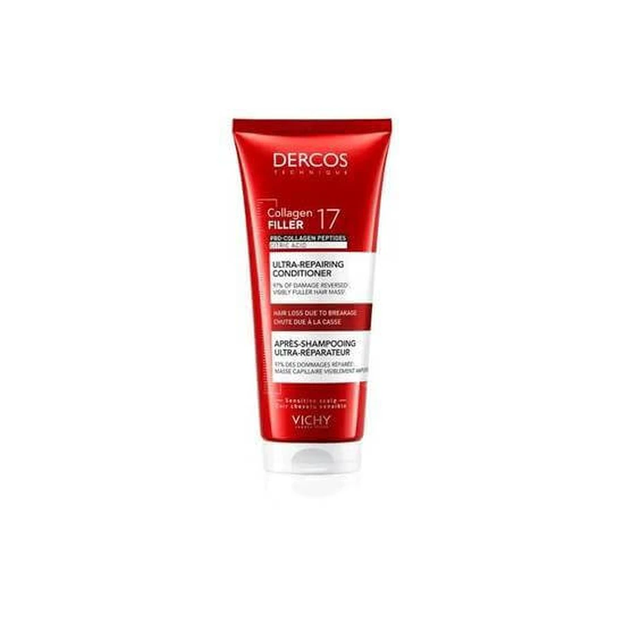 VICHY Dercos Collagen 17 Filler Conditioner gegen Haarausfall und Haarbruch, 200 ml