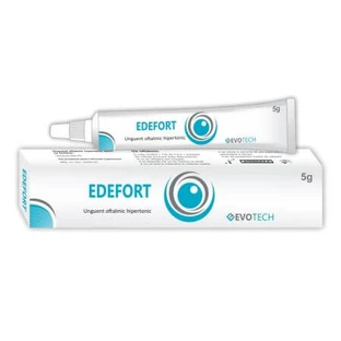 Edefort pomada oftálmica estéril hipertónica, 5 g, Evotech Pharma
