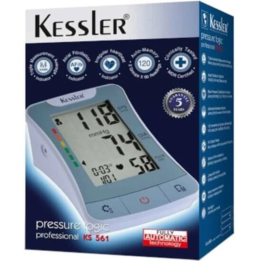 KESSLER KS 561 Pressure Logic Professional Blood Pressure Monitor, 1 unit