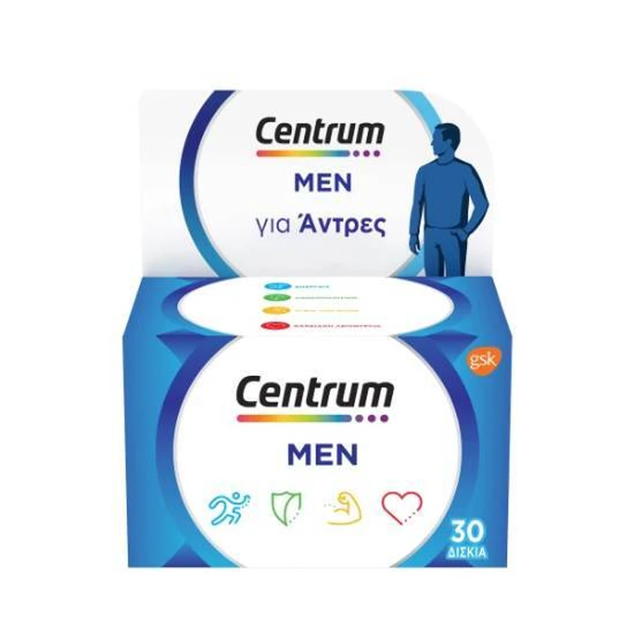 CENTRUM Multivitaminas para hombres, 30 comprimidos