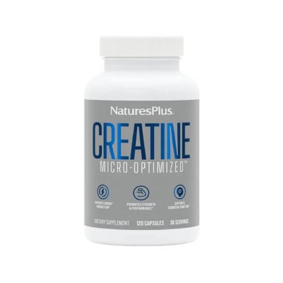 NATURES PLUS Kreatin, mikrooptimiert, 120 Kapseln