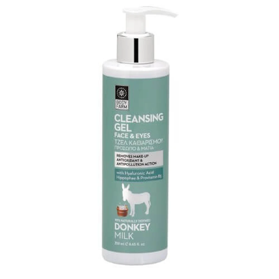 BODYFARM Face & Eye Cleansing Gel with Donkey Milk 250ml