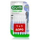 GUM 1312 Trav-Ler Interdental Brushes 0.6 mm x 6, 1 + 1 (50% off the second item)