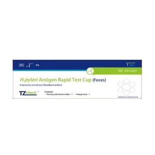 Prueba rápida TZ CHECK H. pylori para la detección del antígeno de Helicobacter pylori - 1 unidad
