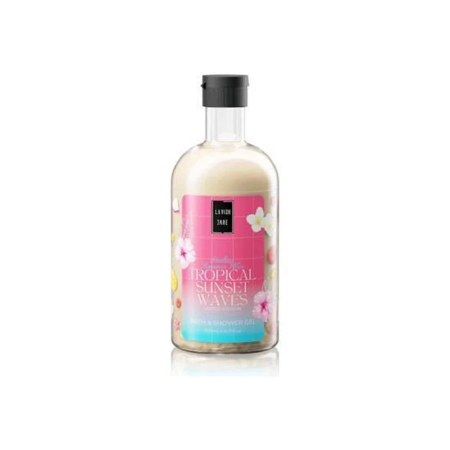 LAVISH CARE Endless Summer Vibes Tropical Sunset Waves douchegel, 500 ml