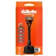Gillette | Fusion5-scheermes, vervangingsmesjes, 5-pack & gratis standaard | 1 set
