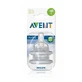 Avent | Siliconen speen met 2 gaatjes voor langzame doorstroming, vanaf 1 maand | 2 stuks