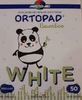Ortopad White Regular | Selbstklebende Augenklappen für Kinder, 8,5 x 5,9 cm | 50 Stück