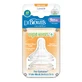 Dr. Brown's | Siliconen speen voor flessen met brede opening, vanaf 9 maanden, niveau 4 | 2-pack