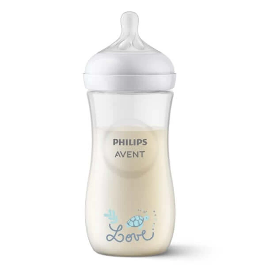  Avent | Biberon en plastique « Natural Response » 3 mois et plus (SCY906/11) | 330 ml