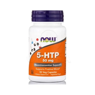 Jetzt | 5-HTP 50 mg | Nahrungsergänzungsmittel für eine ausgeglichene Stimmung, besseren Schlaf und Stressabbau | 30 Kapseln.