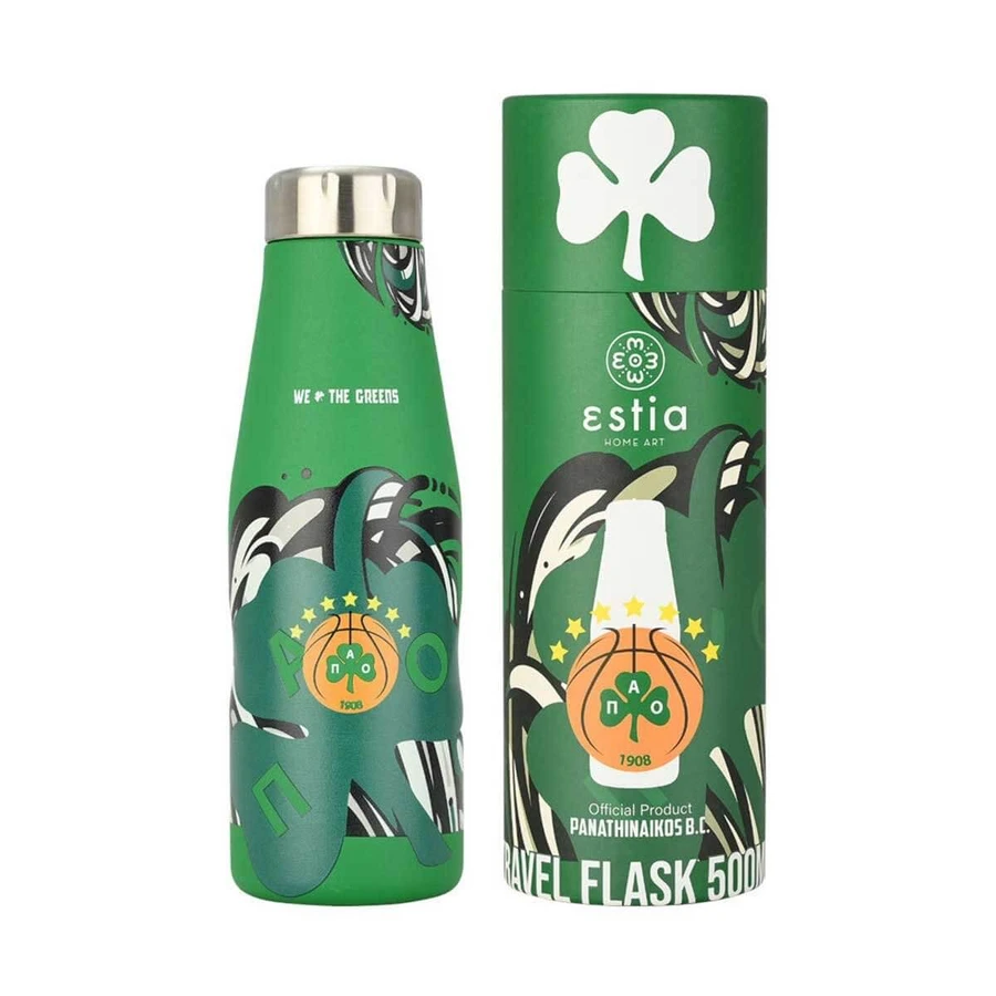 Estia | Panathinaikos BC „We the Greens“ Thermosflasche | 500 ml