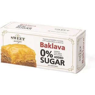 Sweet Magic | Baklava 0 % de sucre – Baklava sans sucre | 4 x 50 g
