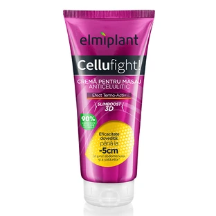 Cellufight crema de masaje anticelulítica, 200 ml, Elmiplant