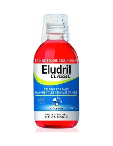 Elgydium | Eludril Classic | Antibacterial Mouthwash | 500 ml