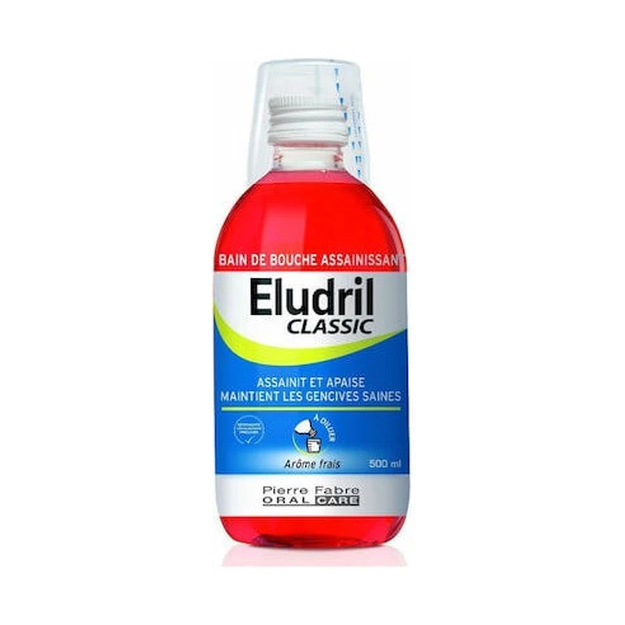 Elgydium | Eludril Classic | Antibacterial Mouthwash | 500 ml