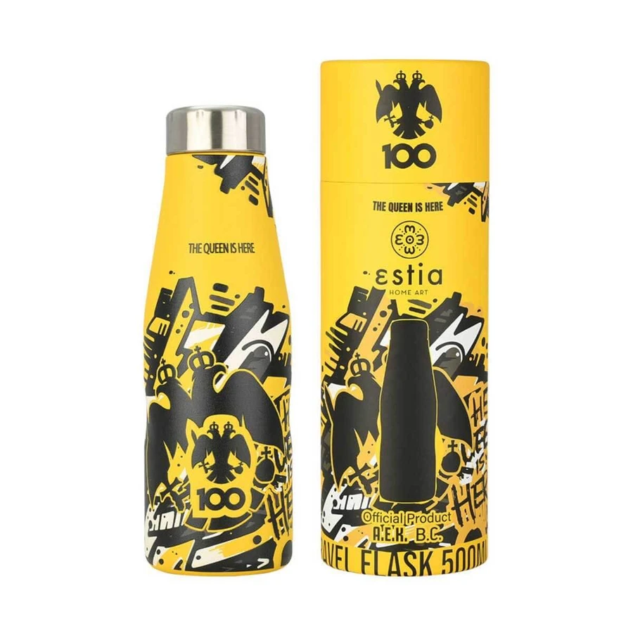 Estia | Bouteille isotherme Édition AEK B.C. « The Queen Is Here » | 500 ml