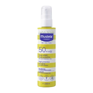 Mustela | Zonnebrandcrème SPF 50 voor lichaam en gezicht, voor baby’s en kinderen | 200 ml