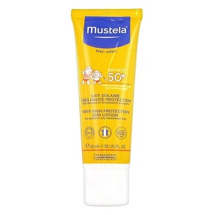 Mustela | Protector solar facial con SPF 50+ para bebés y niños | 40 ml