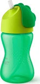 Avent | Pahar cu pai pentru copii de peste 12 luni, verde, 300 ml, SCF798/01
