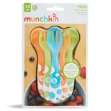 Munchkin | Mehrzweckgabeln und -löffel ab 12 Monaten | Gabel- und Löffelset für Kinder ab 12 Monaten | 6-teiliges Set