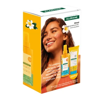 Klorane | Polysianes Sonnenschutz-Körperspray LSF 50 &amp; mildes Shampoo &amp; Duschgel für nach dem Sonnenbad | 2 x 200 ml