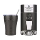 Estia | Tasse à café isotherme « Save The Aegean » Noir Echo | 350 ml