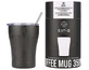 Estia | Tasse à café isotherme « Save The Aegean » Noir Echo | 350 ml