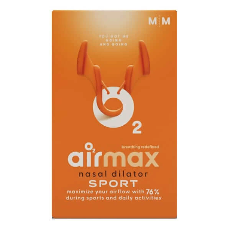 Airmax | Nasal Dilator Sport Nasal Dilator for Maximum Inhalation for Athletes | 2-pack 