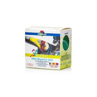 Master Aid | Bande Kinesio Sport Performance | Patch élastique autocollant vert 5 x 5 cm