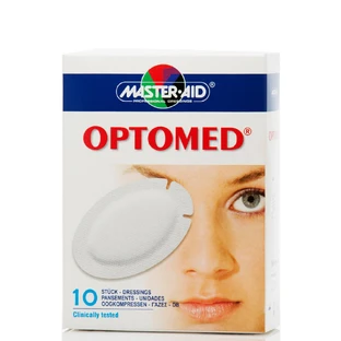 Master Aid | Optomed Adhesive Eye Gauze | 10 pcs