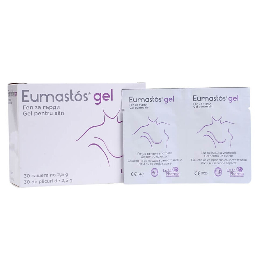 Eumastos gel, 30 sachets x 2.5 g, Loli Pharma