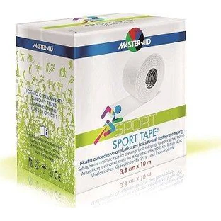 Master Aid | Sportband | Selbstklebendes, nicht elastisches Band | 3,8 cm x 10 m