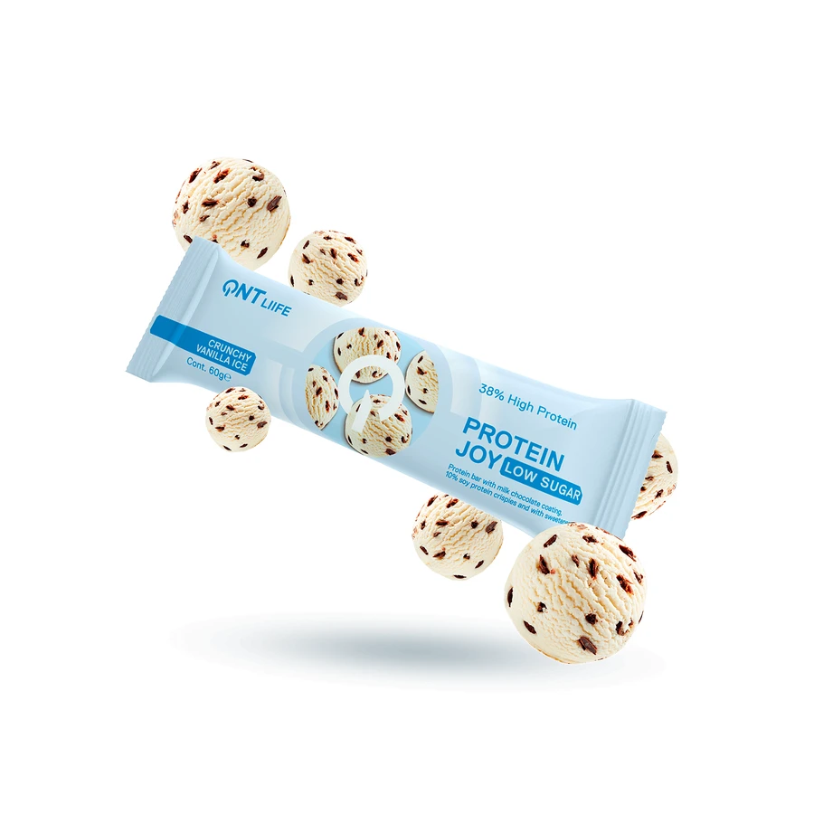 QNT | 38% Protein Joy Bar Crunchy Vanilla Ice | 60 g 