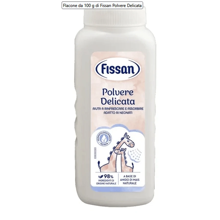 Fissan | Delicate Powder Babypoeder - Zacht talkpoeder | 100 g