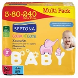 Septona | Calm n' Care babydoekjes met kamille | 3 x 80 doekjes