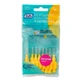 Tepe | Interdentalbürste 0,7 mm | Gelbe Interdentalbürste | 8 Stück