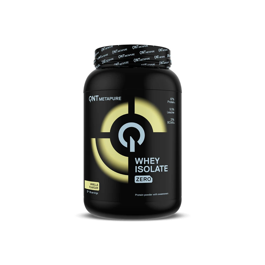 QNT | Metapure Zero Carb Whey Isolate Lactose-Free Whey Protein, Vanilla Flavor | 908 g