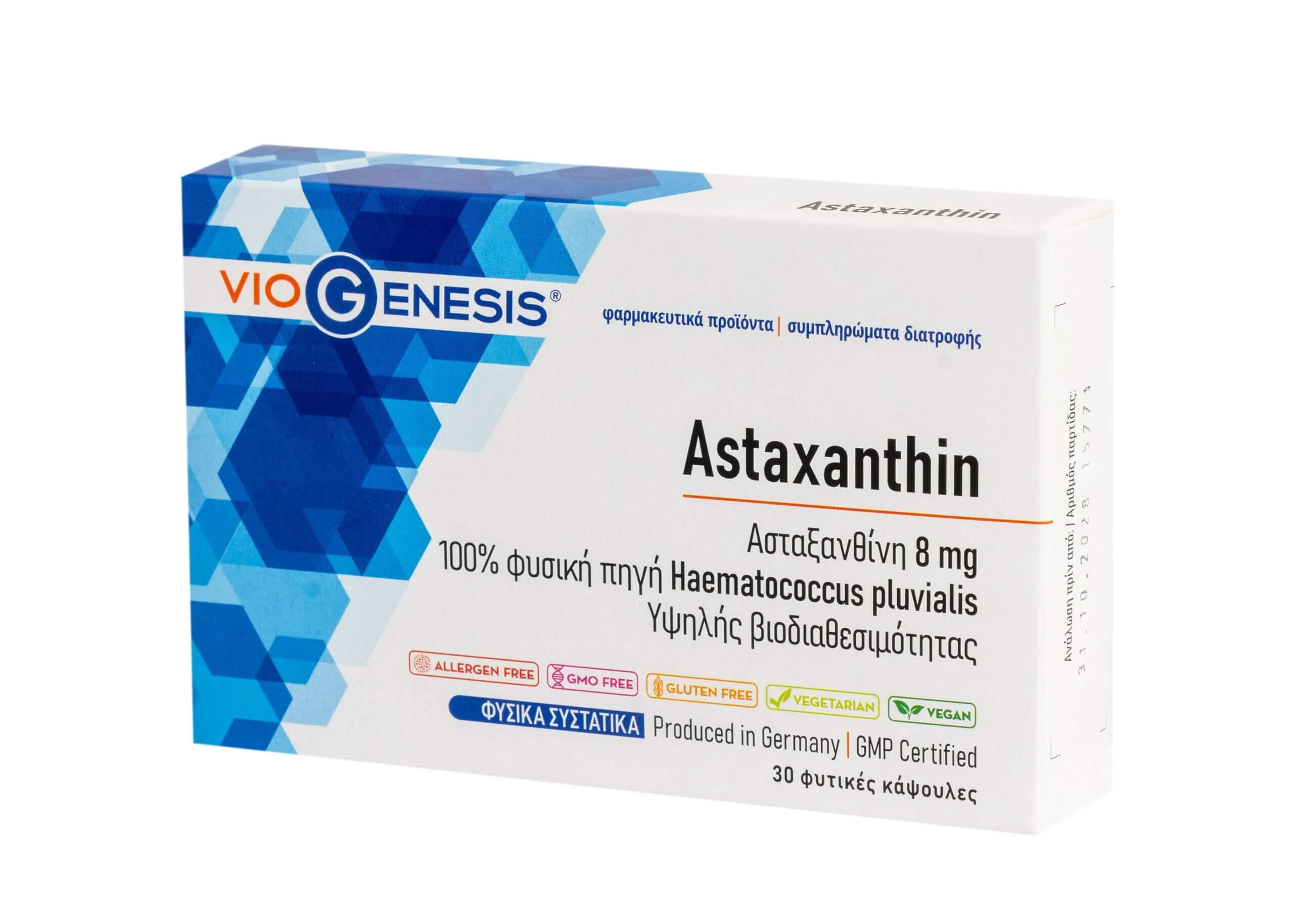 VioGenesis | Astaxanthin 8 mg | 30 capsules