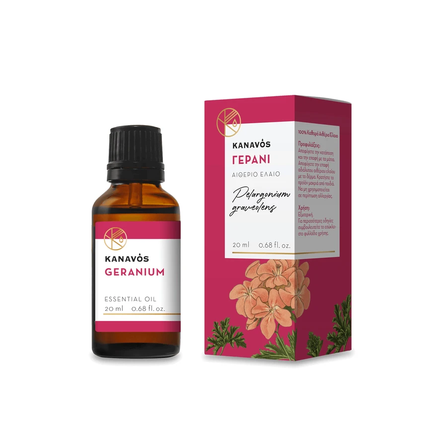 Kanavos | Ätherisches Geranienöl | 20 ml 