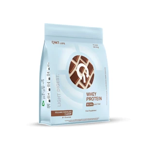 QNT | Proteína de suero Light Digest con sabor a chocolate belga | 500 g 