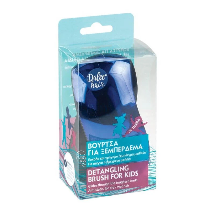 Dalee Hair | Perie de păr pentru copii | Albastră
