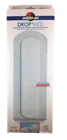 Master Aid | Drop Med | Self-Adhesive Non-Stick Gauze | 3 pieces