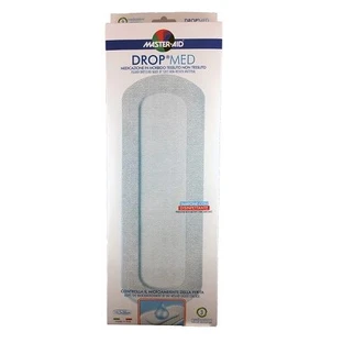 Master Aid | Drop Med | Selbstklebende, nicht haftende Gaze (10,5 x 30 cm) | 3 Stück