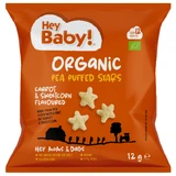 Hey Baby! | Organic Pea Puffed Stars with Carrot & Sweet Corn Flavor | 12g
